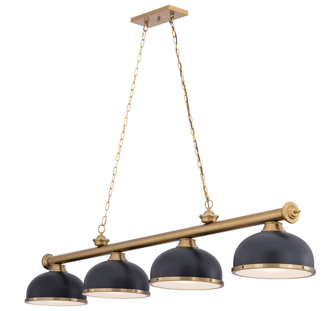 Cordon - 4 Light Billiard Light (2306-4HBR-D12BRZ+HBR)