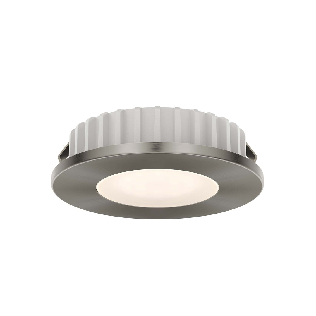Push Puck - 24V Recessed Puck in Satin Nickel by Dals Lighting