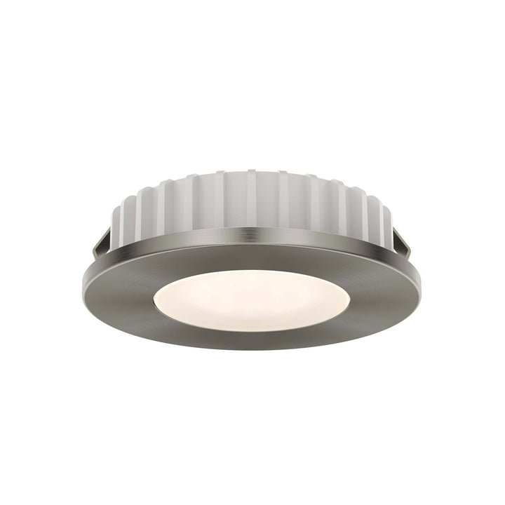Push Puck - 24V Recessed Puck in Satin Nickel by Dals Lighting