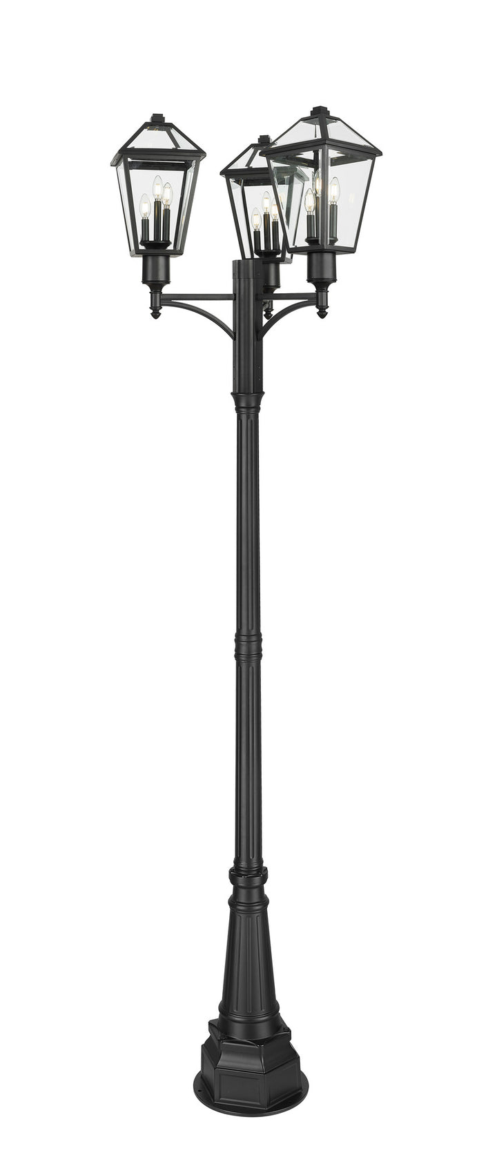 Talbot - 9 Light Outdoor Post Light (579PHBR-3-564P)