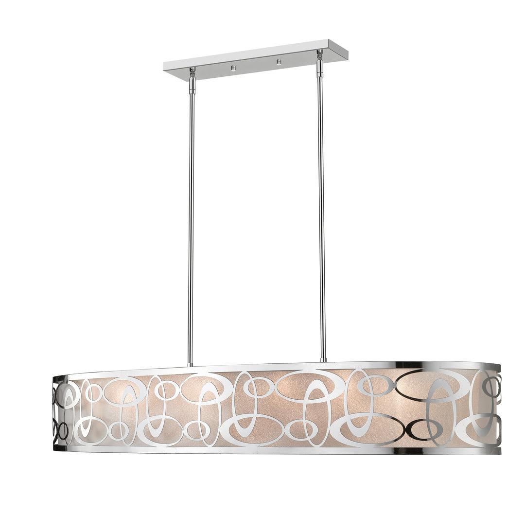 Opal - 8 Light Linear Chandelier