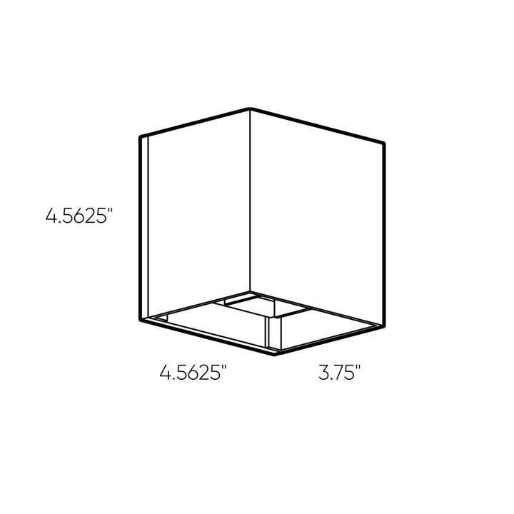 Geneva - LED 4" Square Wall Sconce