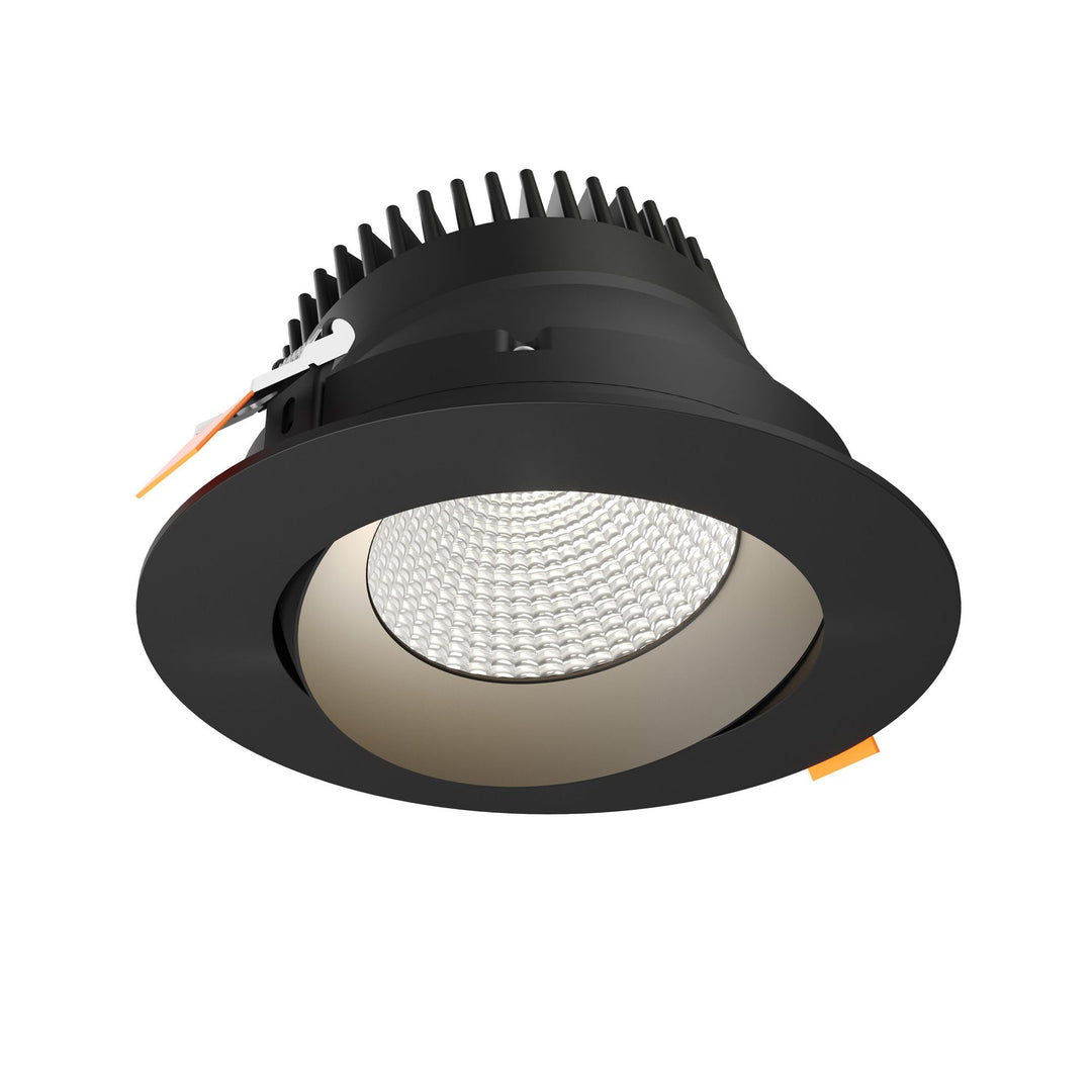 Revolve - LED 6" Round Regressed Gimbal Downlight (5CCT + Dim-to-Warm)