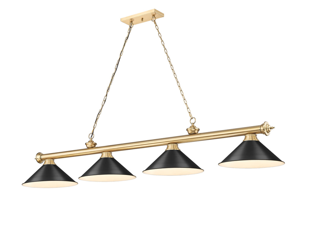 Cordon - 4 Light Billiard Light (2306-4HBR-MB15)