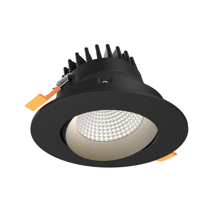 Revolve - LED 4" Round Regressed Gimbal Downlight (5CCT + Dim-to-Warm)