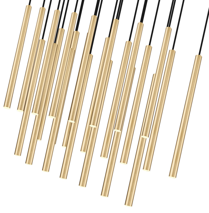 Forest - LED 23 Light Linear Chandelier (919MP24-23L-MGLD)