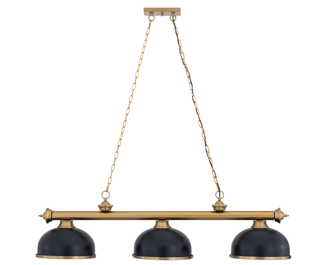 Cordon - 3 Light Billiard Light (2306-3HBR-D12MB+HBR)