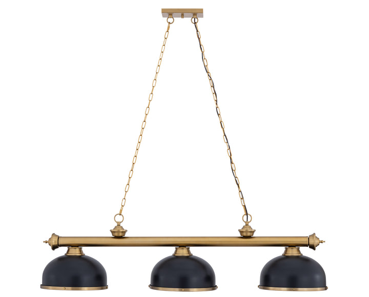 Cordon - 3 Light Billiard Light (2306-3HBR-D12MB+HBR)