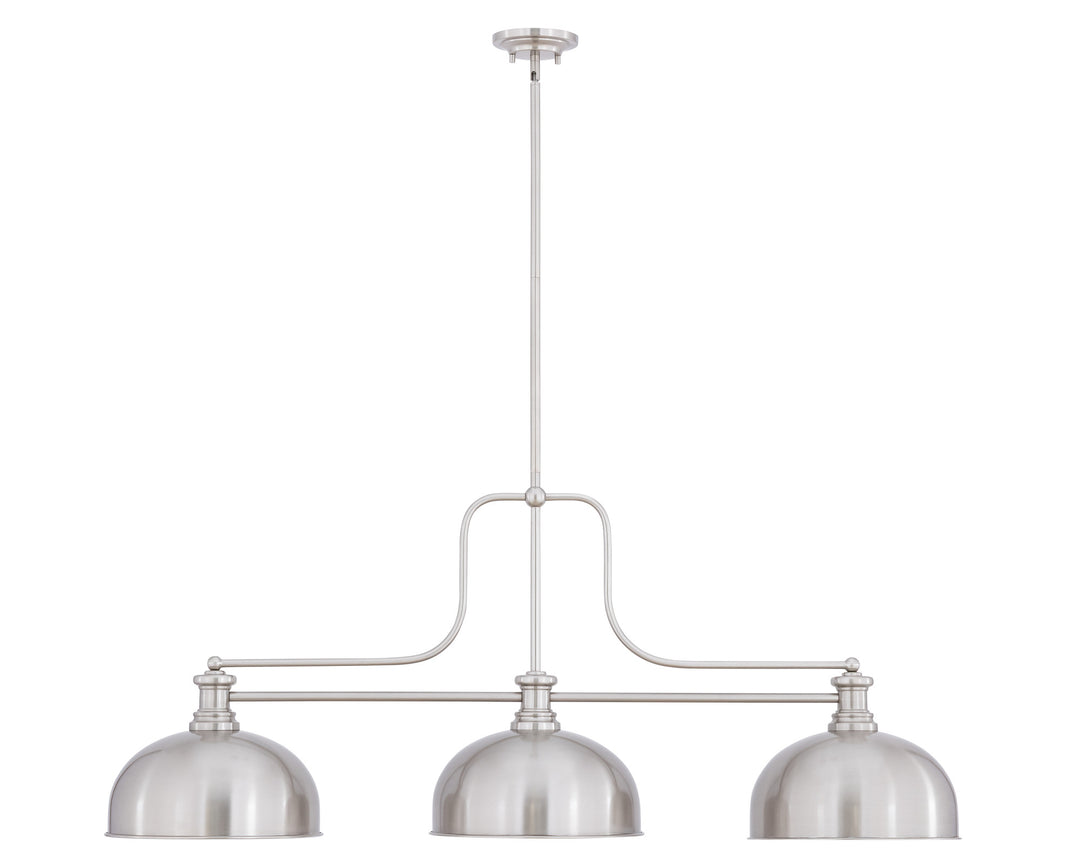 Melange - 3 Light Billiard Light (725-3BN-D13BN)