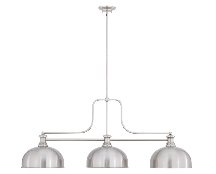 Melange - 3 Light Billiard Light (725-3BN-D13BN)