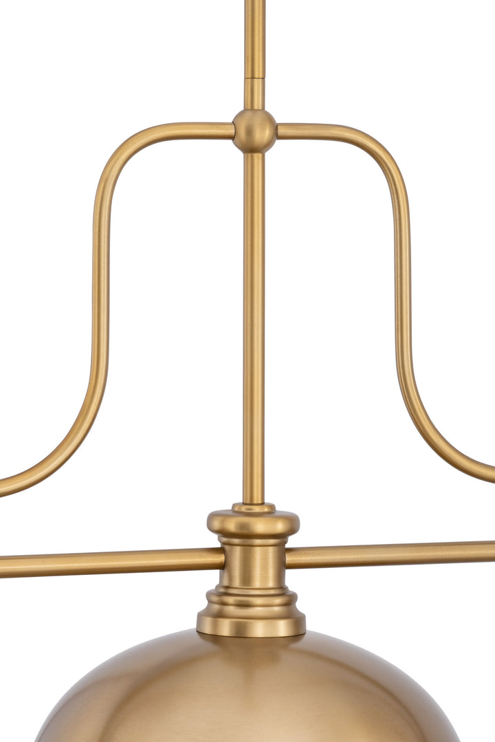 Melange - 3 Light Billiard Light (725-3HBR-D13HBR)