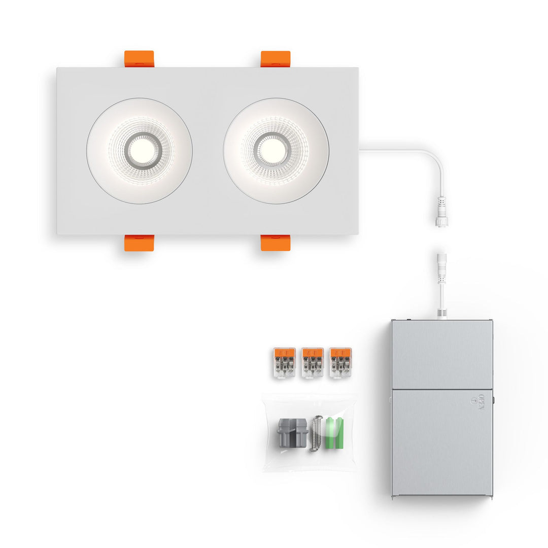 Revolve - LED 3.5" Duo Regressed Gimbal Downlight
