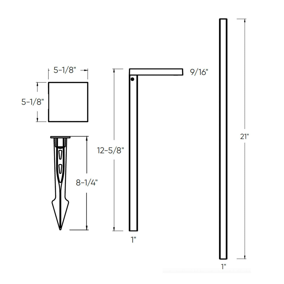 Edge - LED 12" Path Light