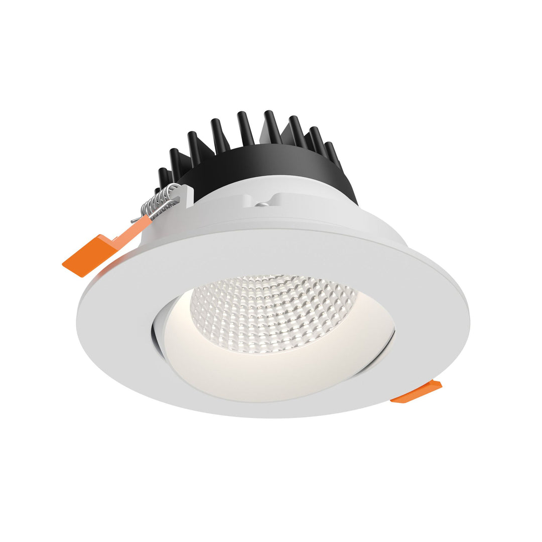 Revolve - LED 4" Round Regressed Gimbal Downlight (5CCT + Dim-to-Warm)