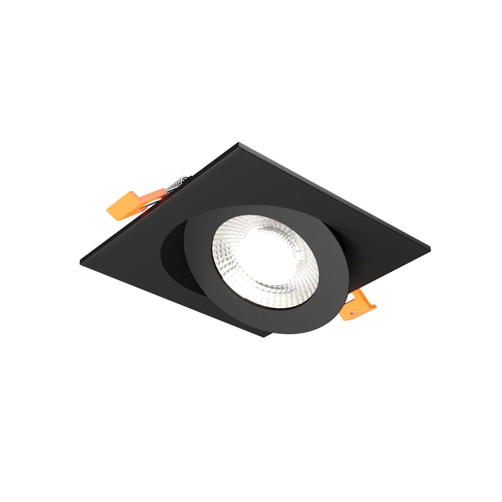 Pivot - LED 4" Flat Square Gimbal Recessed
