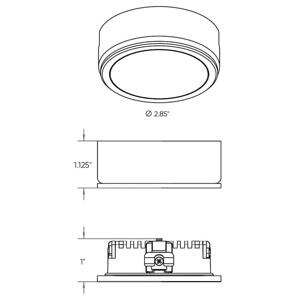 Power-Led Puck - 3" 120V Puck