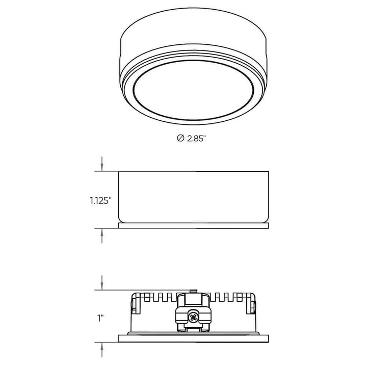 Power-Led Puck - 3" 120V Puck