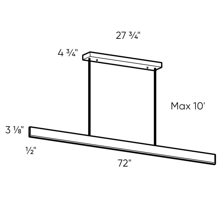 Beam - LED Linear Pendant