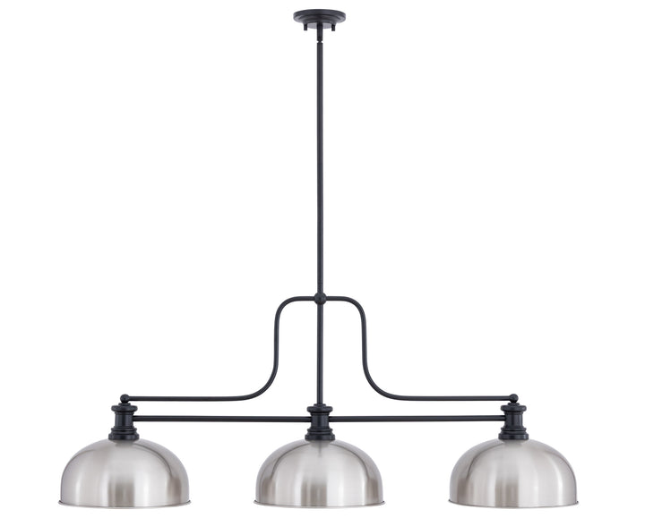 Melange - 3 Light Billiard Light (725-3MB-D13BN)