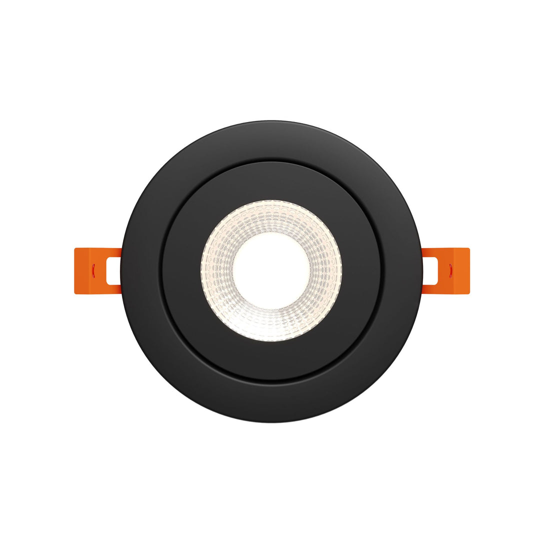Pivot - LED 4" Flat Round Gimbal Recessed (5CCT + Dim-to-Warm)