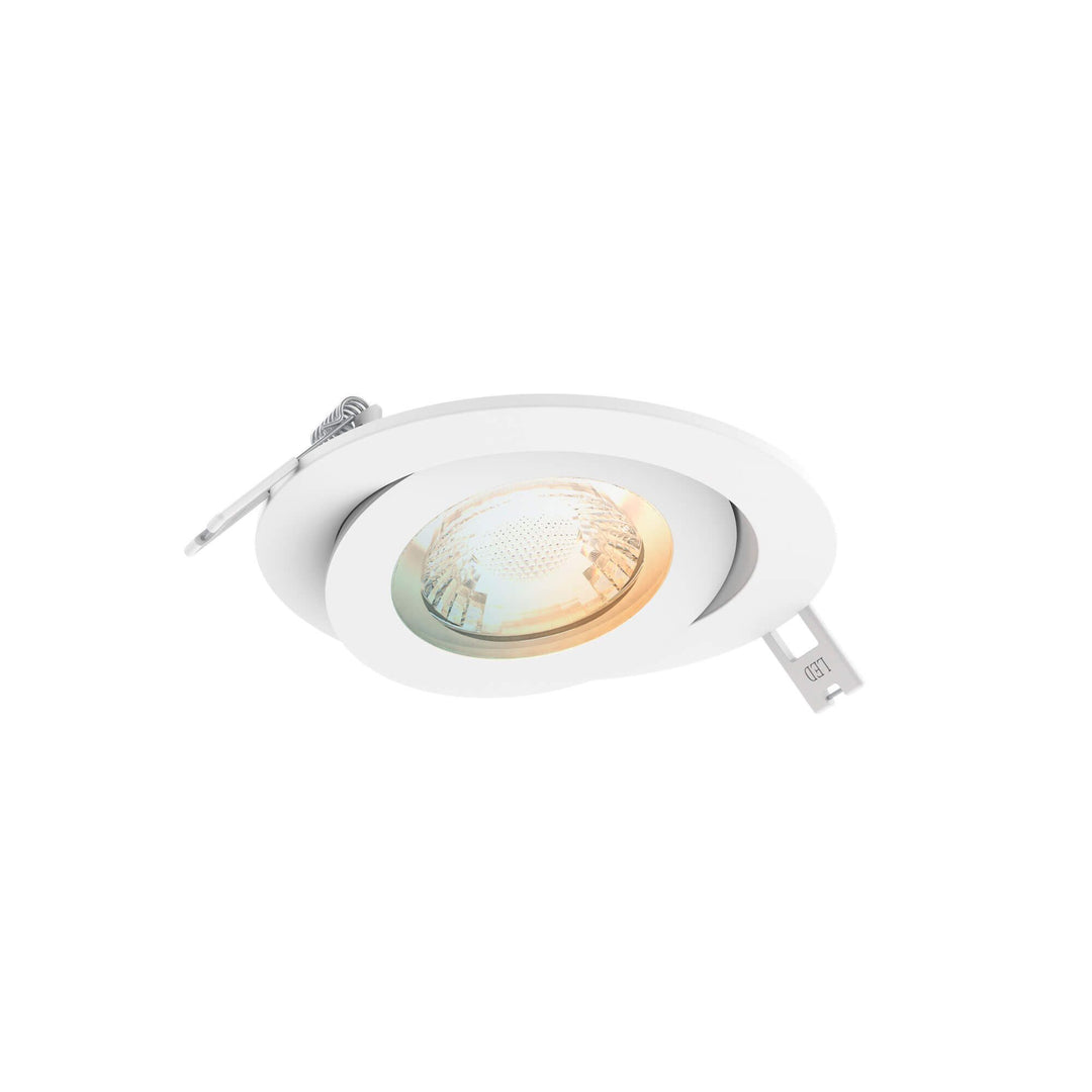 Pivot - LED 4" Flat Round Smart Gimbal Recessed