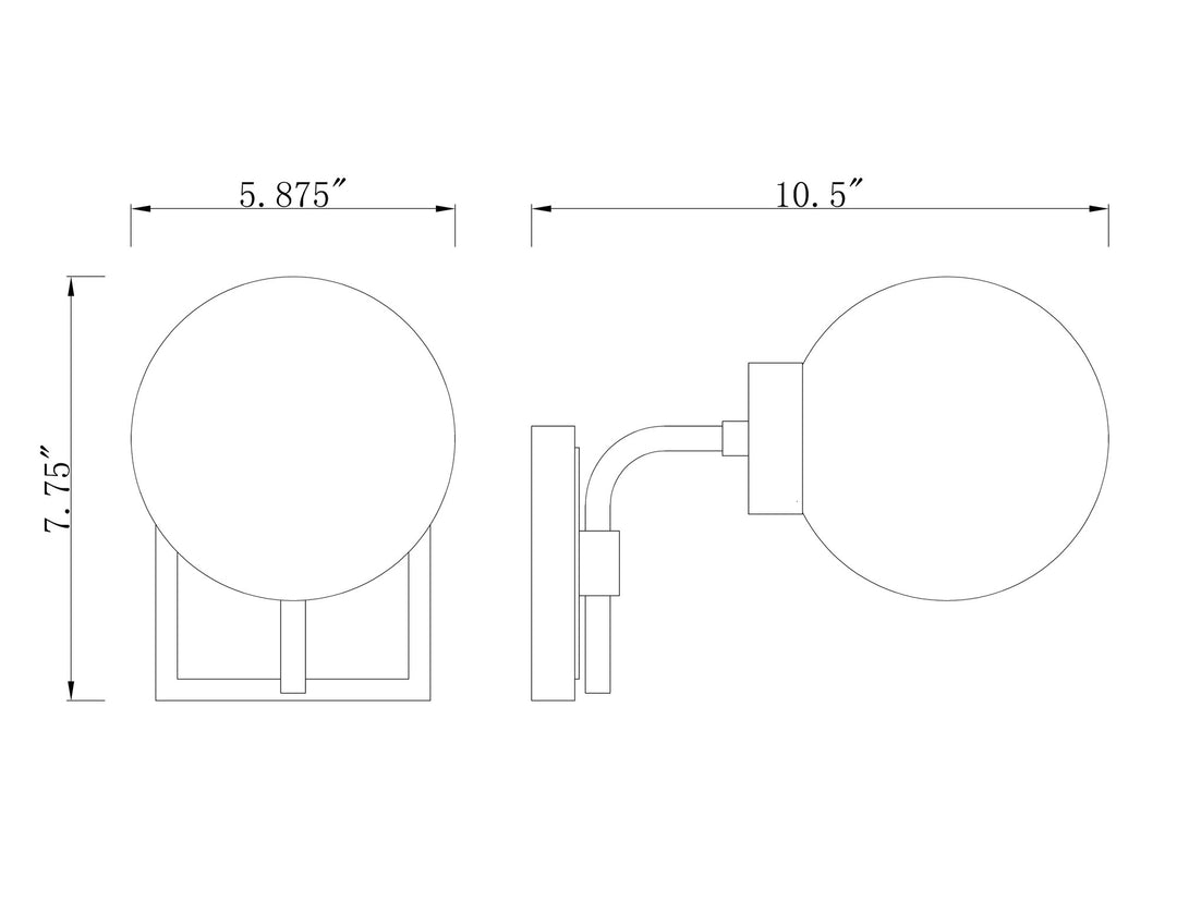 Parsons - 1 Light Wall Sconce