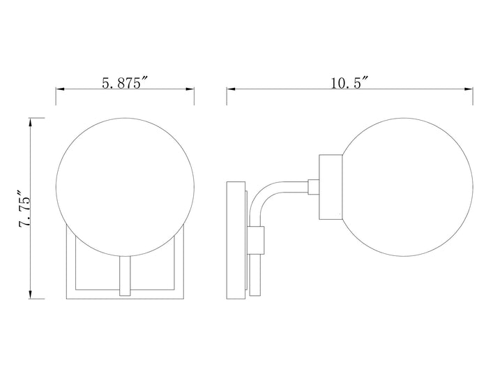 Parsons - 1 Light Wall Sconce