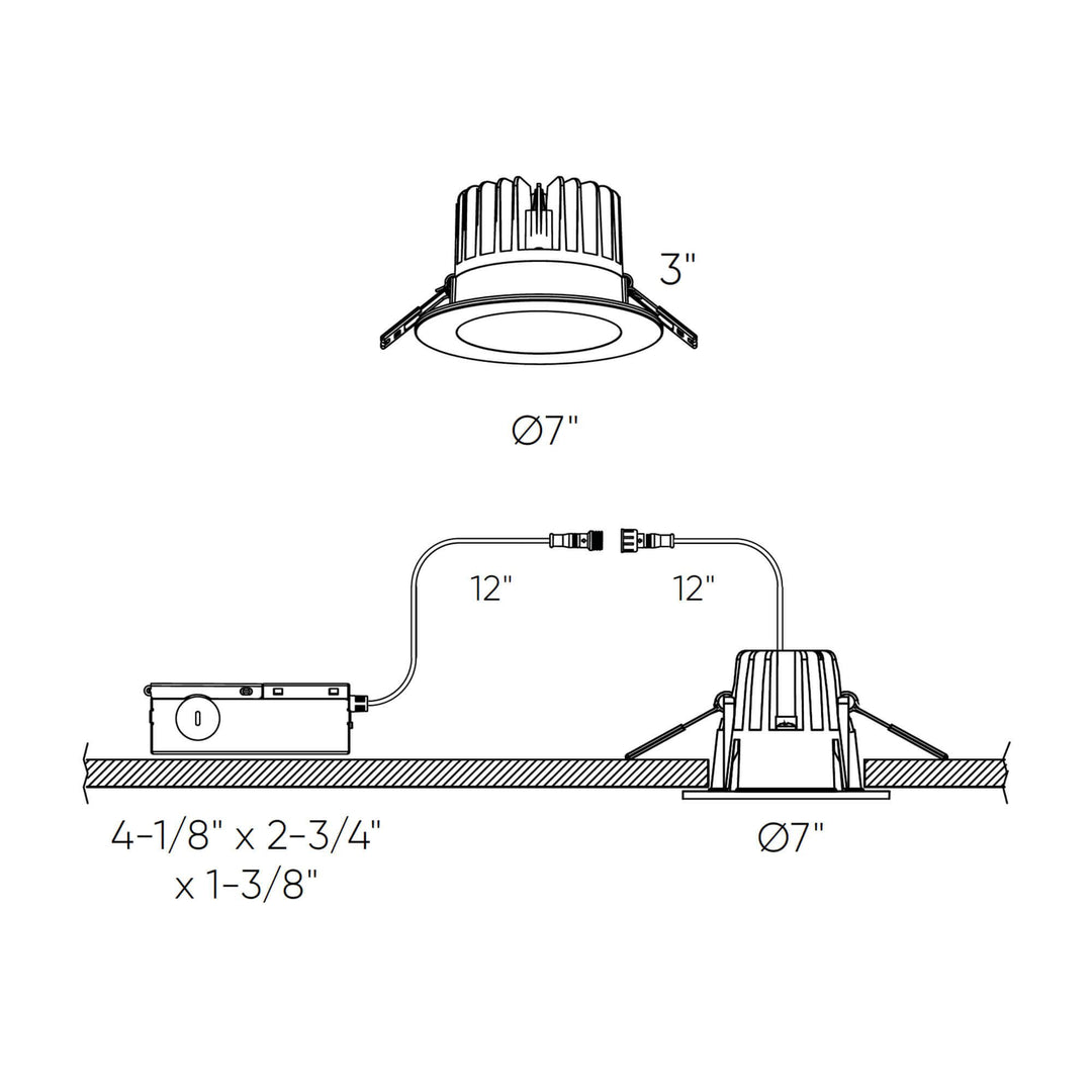 RGR - LED Round Regressed Downlight