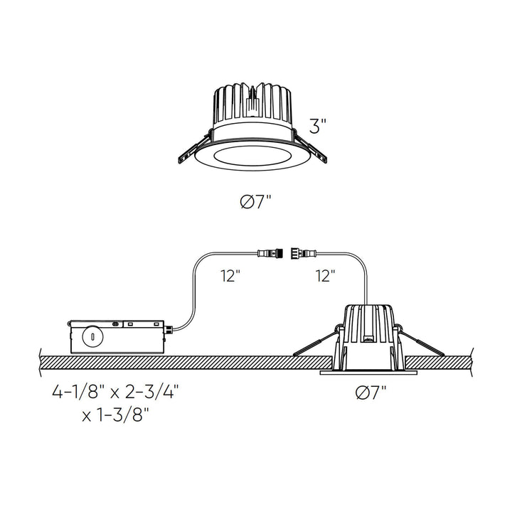 RGR - LED Round Regressed Downlight