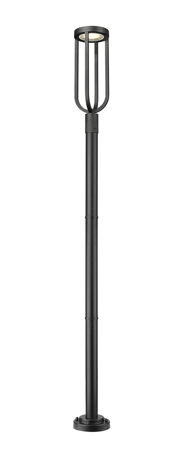 Leland - LED 1 Light Outdoor Post Light (5005PHB-5012P-BK)