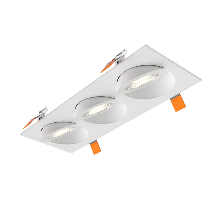 Pivot - LED 4" Triple Flat Gimbal Recessed