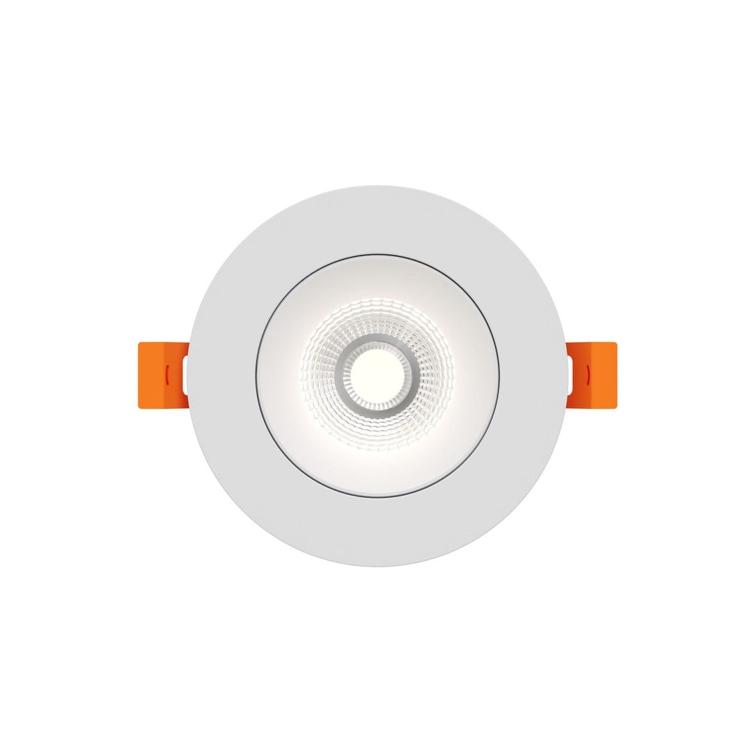 Revolve - LED 3.5" Round Regressed Gimbal Downlight (5CCT + Dim-to-Warm)