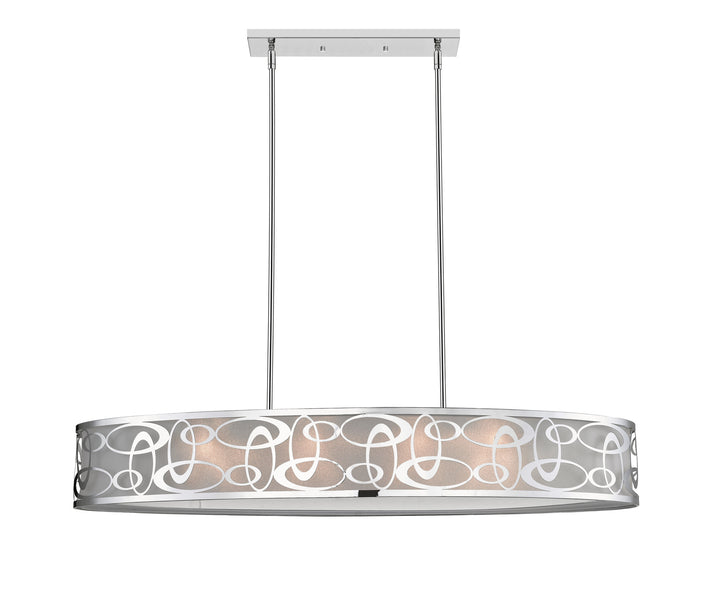 Opal - 8 Light Linear Chandelier