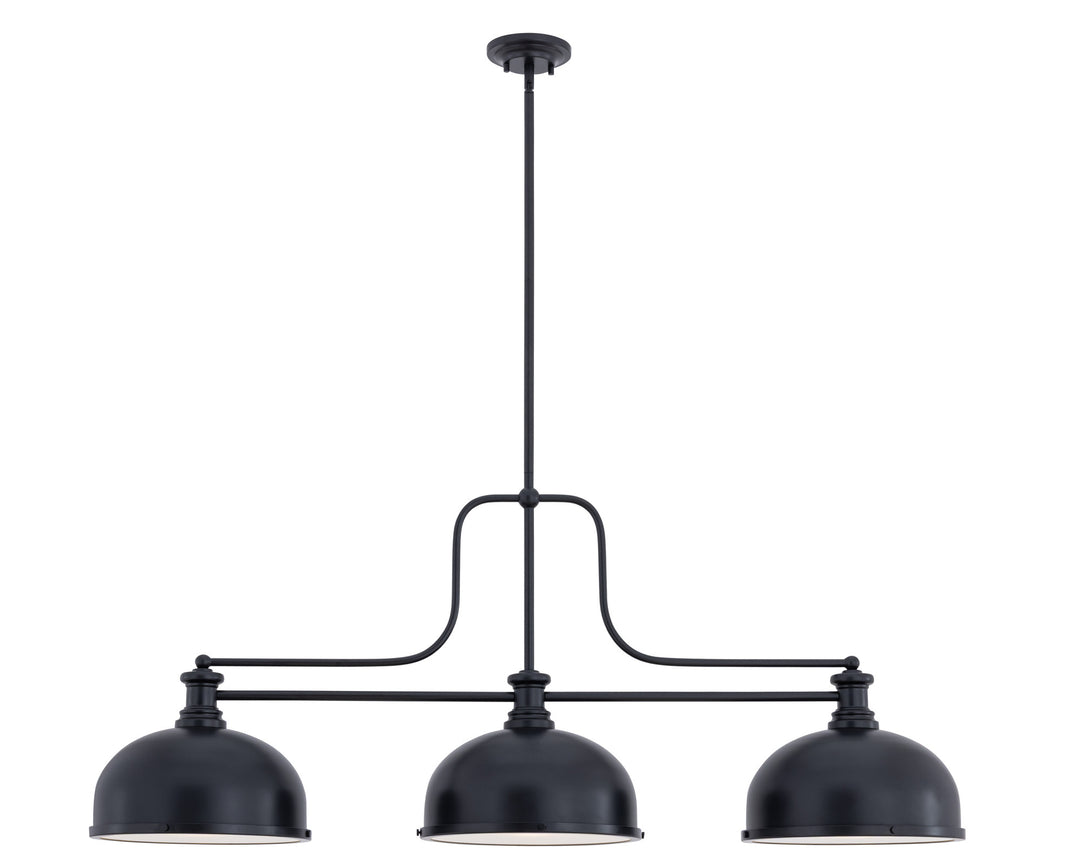 Melange - 3 Light Billiard Light (725-3MB-D12MB)
