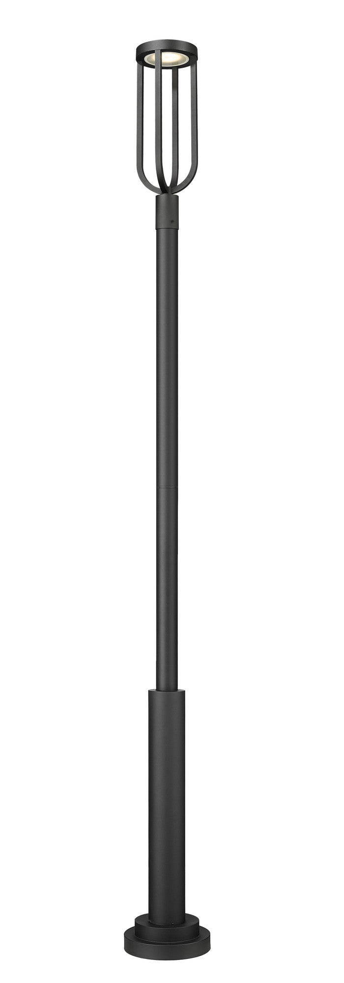 Leland - LED 1 Light Outdoor Post Light (5005PHB-5010P-BK)