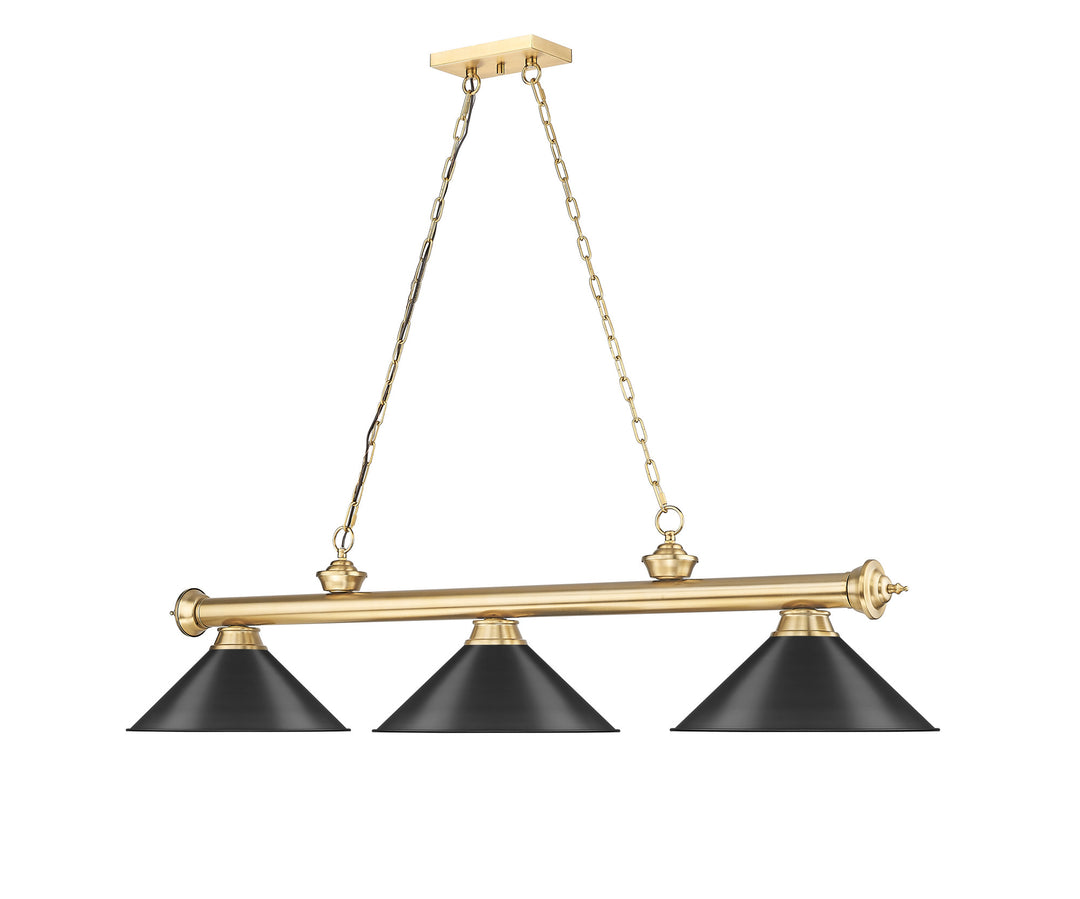 Cordon - 3 Light Billiard Light (2306-3HBR-MB15)