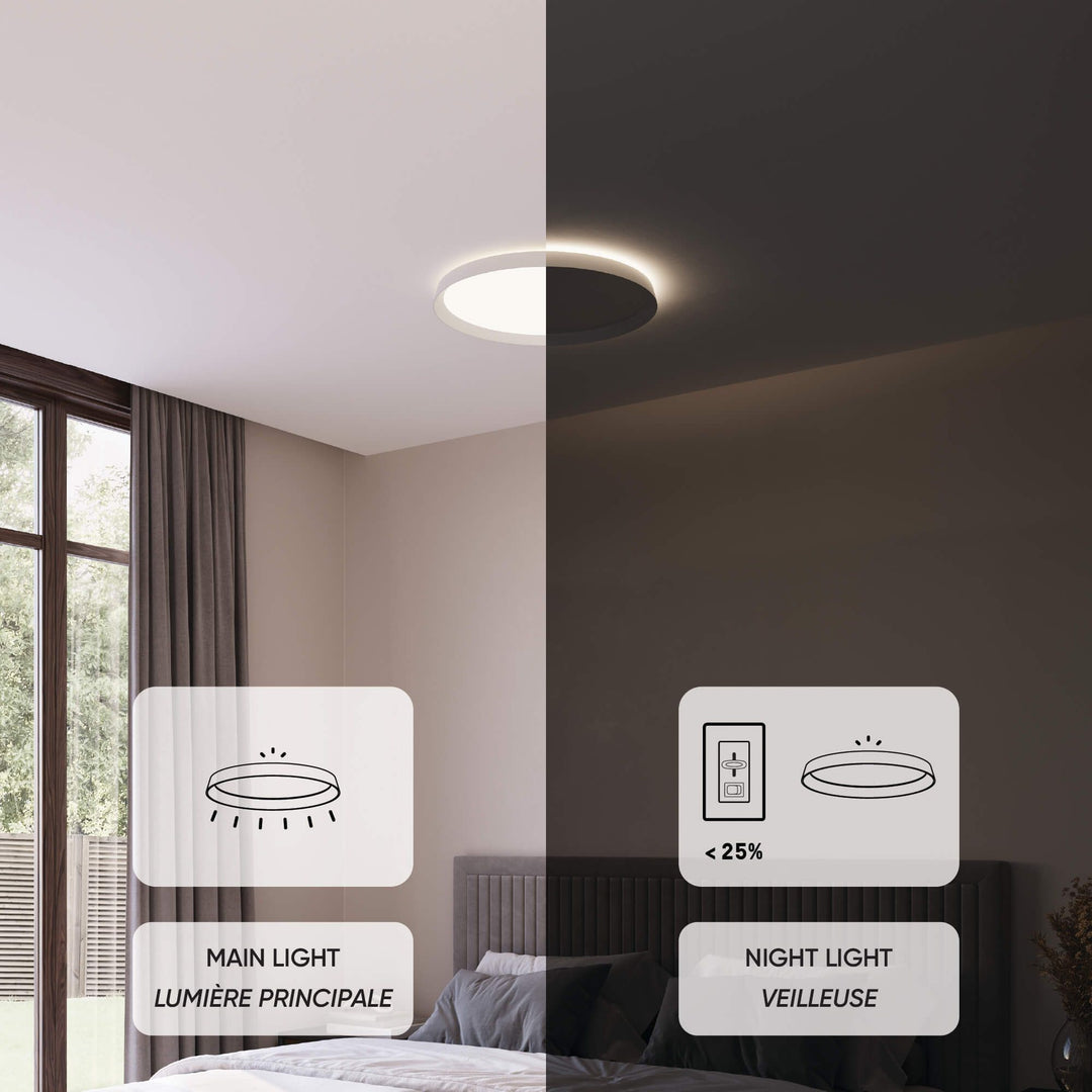 Aurora - LED Dual-Light Flush Mount