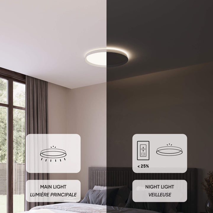 Aurora - LED Dual-Light Flush Mount