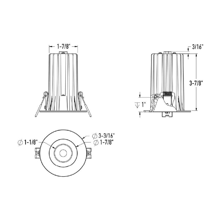 RGR - LED High-Powered Round Regressed Downlight