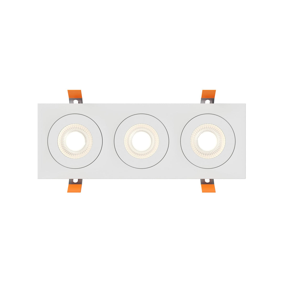 Pivot - LED 4" Triple Flat Gimbal Recessed