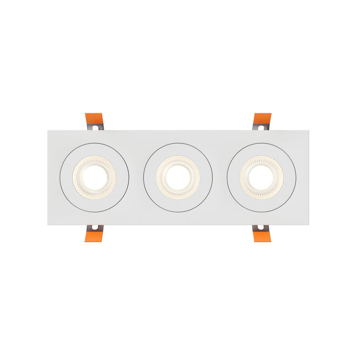 Pivot - LED 4" Triple Flat Gimbal Recessed