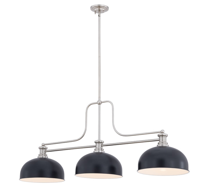 Melange - 3 Light Billiard Light (725-3BN-D13MB)