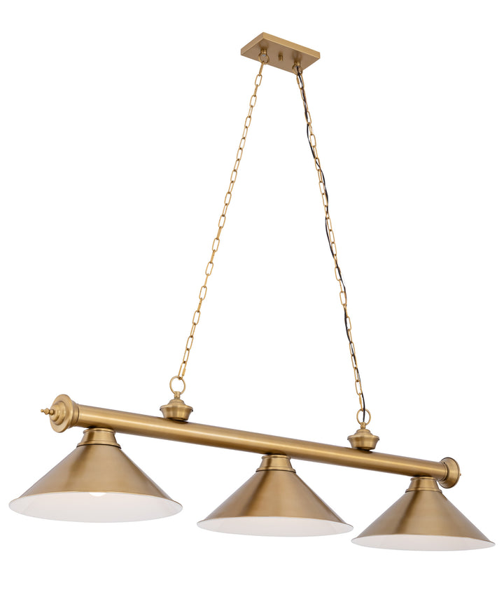 Cordon - 3 Light Billiard Light (2306-3HBR-HBR15)