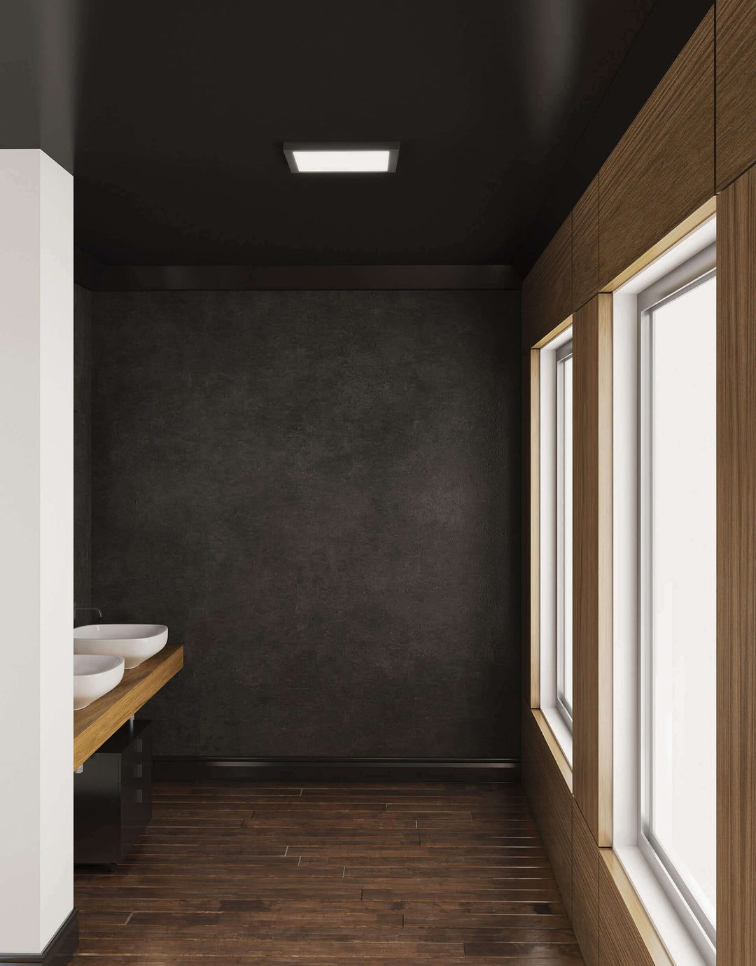 Delta - LED Square Flush Mount