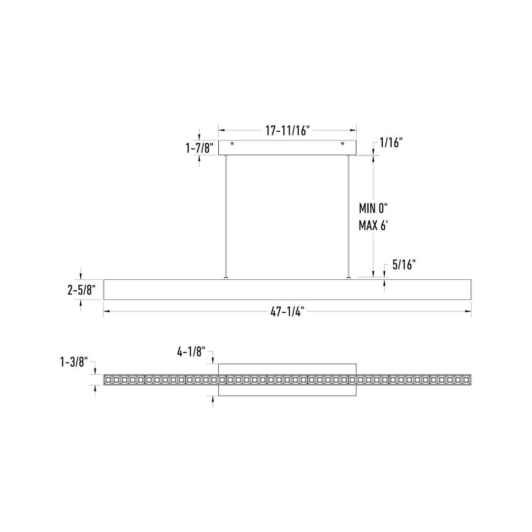 PinPoint - LED Multi-Spot Linear Pendant