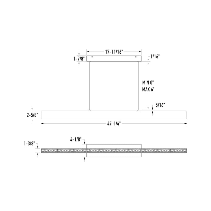 PinPoint - LED Multi-Spot Linear Pendant