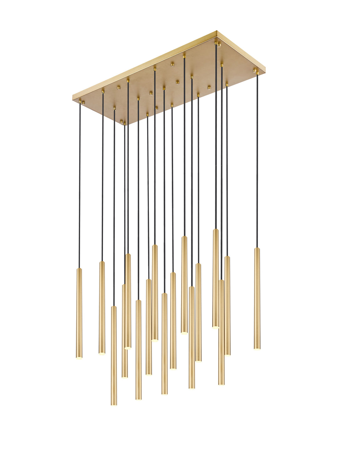 Forest - LED 17 Light Linear Chandelier (919MP24-17L-MGLD)