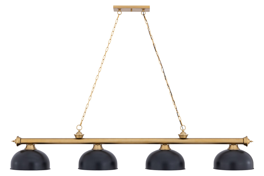 Cordon - 4 Light Billiard Light (2306-4HBR-D13MB)