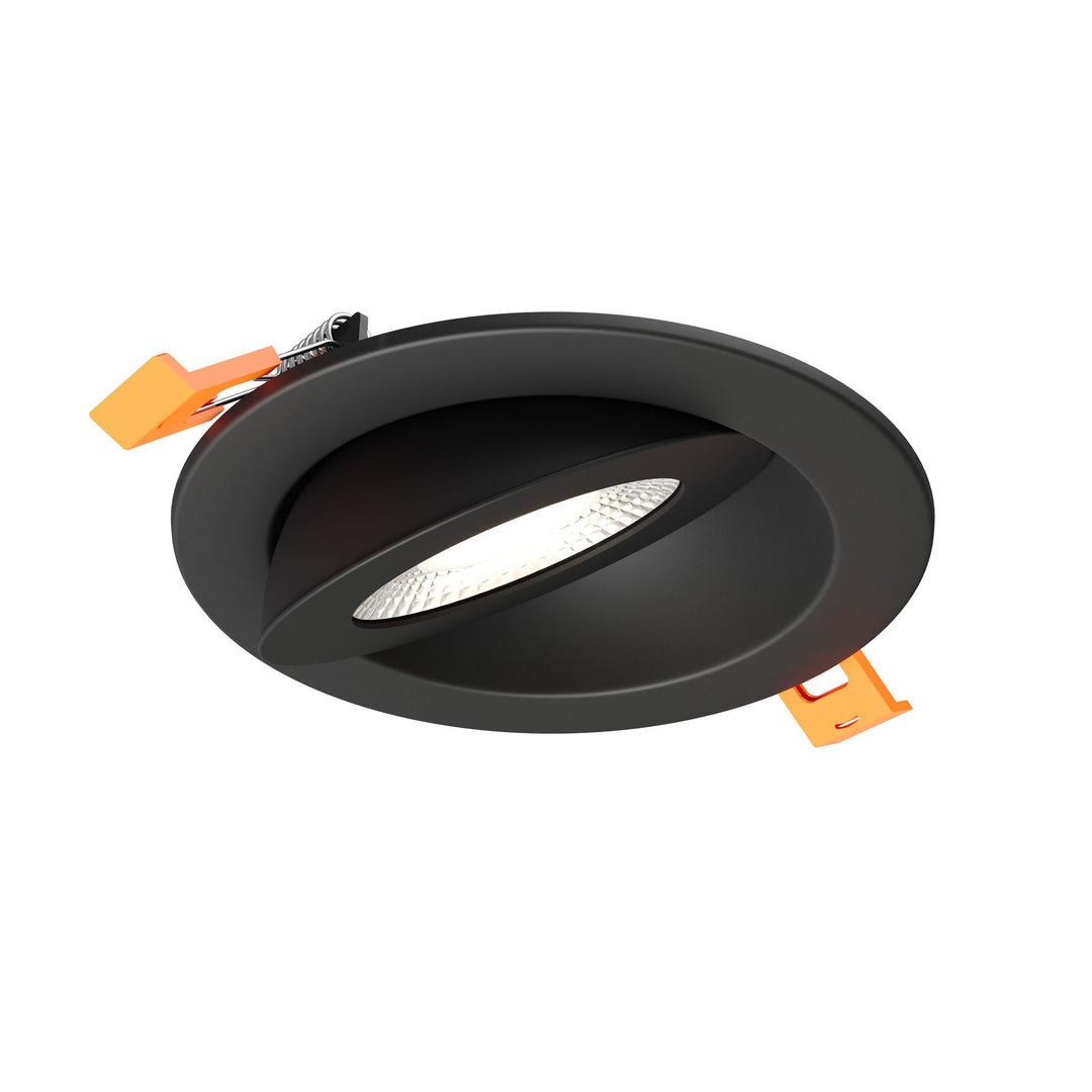 Pivot - LED 4" Flat Round Gimbal Recessed (5CCT + Dim-to-Warm)
