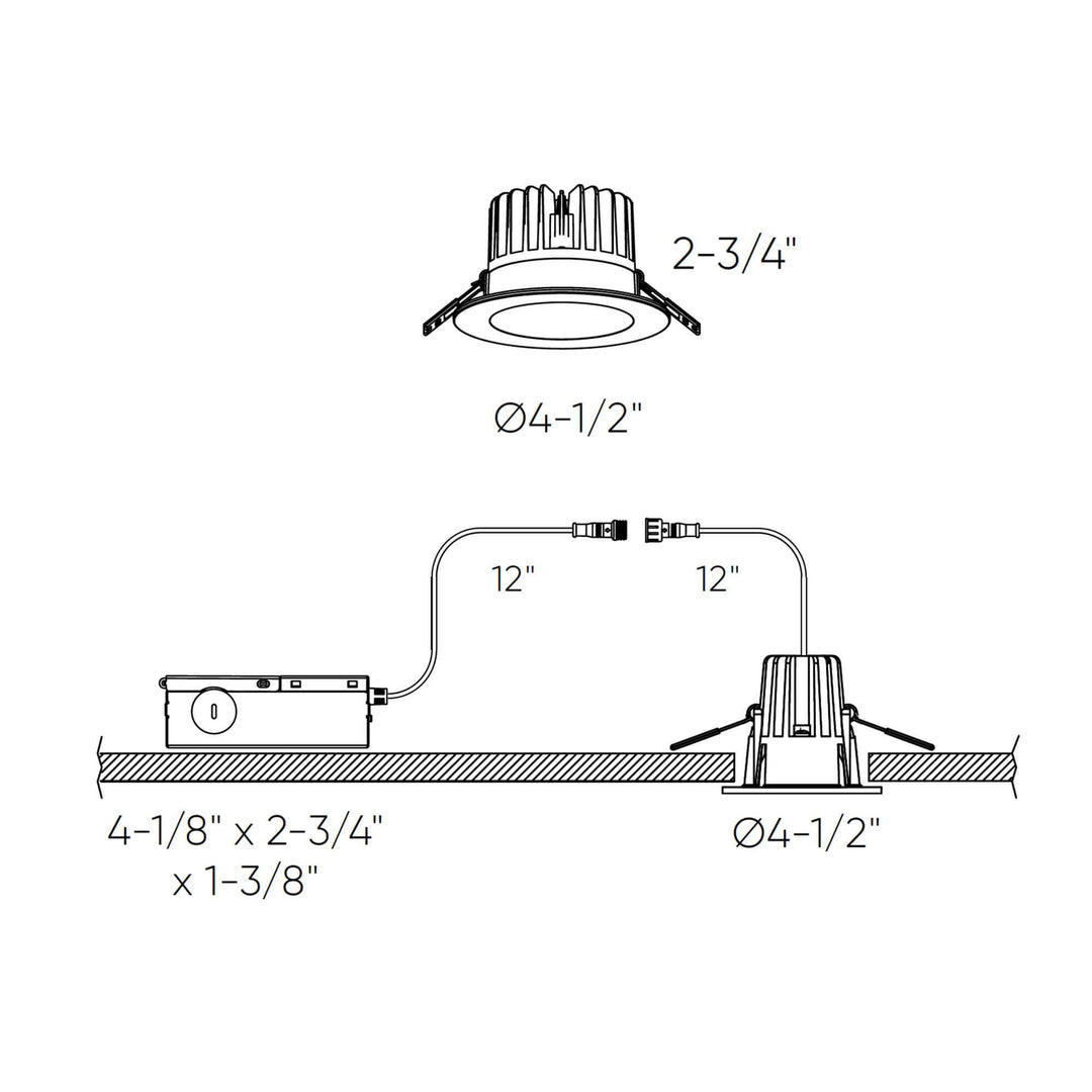RGR - LED Round Regressed Downlight